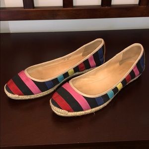 Kate Spade colorful espidrilles